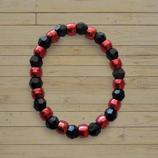 Red and Black Bracelet Style # 11