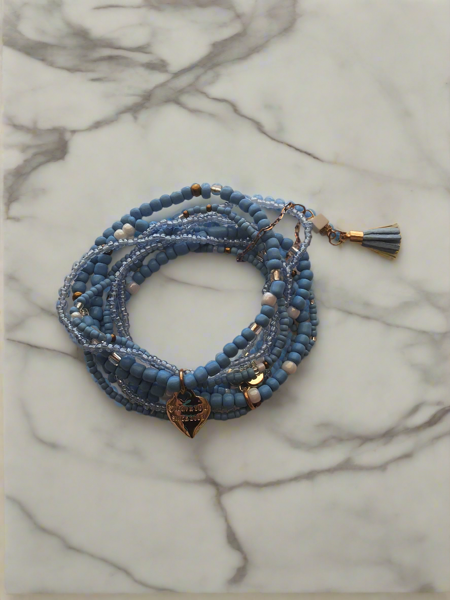 Blue Bracelet Set Style # 991