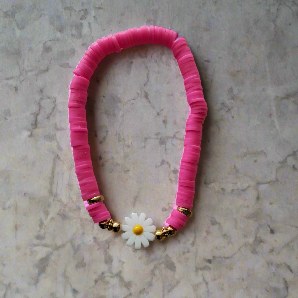 Daisy Pink Bracelet Style # 1026