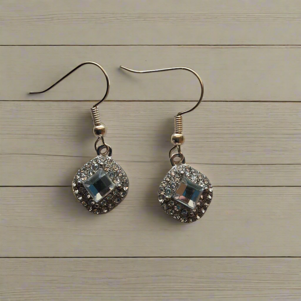 Cubic Zirconia Earrings Style # 759