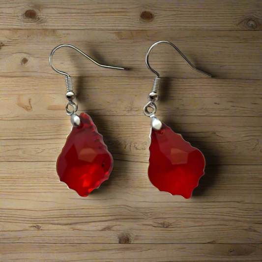 Red Earrings Style # 917