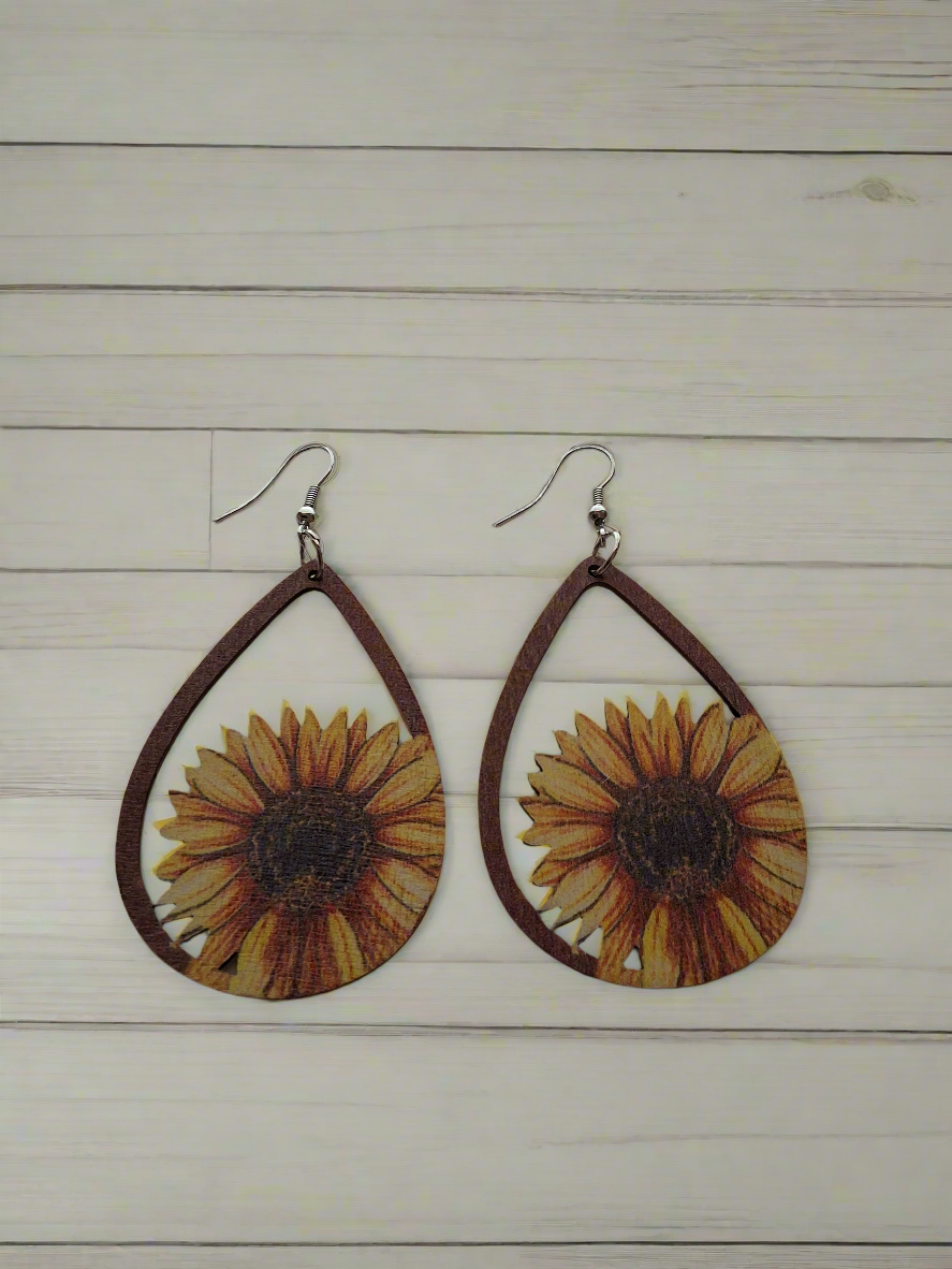 Sunflower Earrings Style # 1091