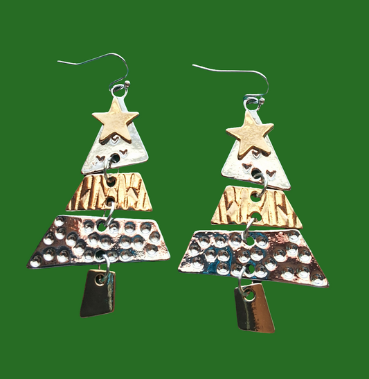 Christmas Tree Earrings Style # 1059