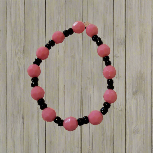 Pink and Black Bracelet Style # 85