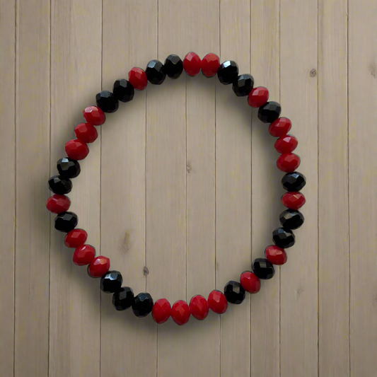 Red and Black Bracelet Style # 698