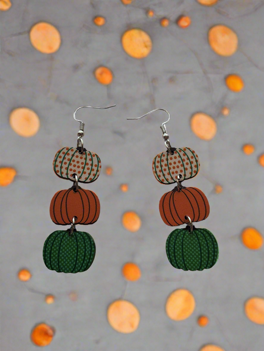 Pumpkin Earrings Style # 1083