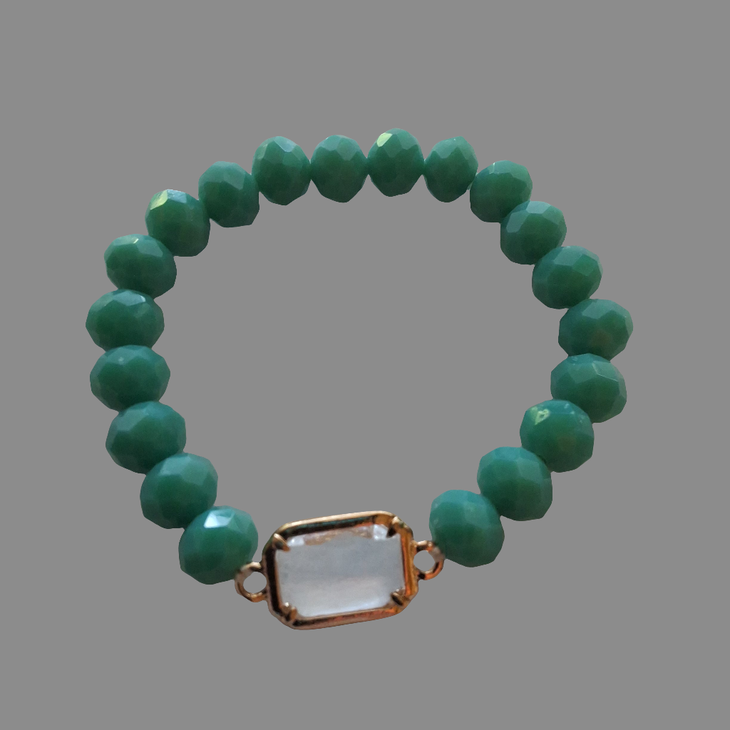 Teal Charm Bracelet Style # 675