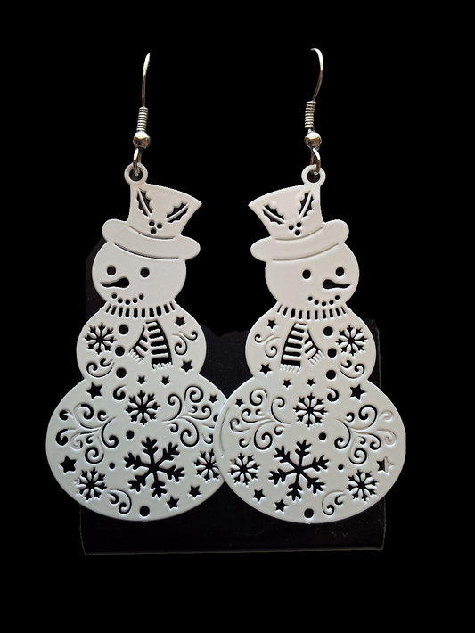 Snowman Earrings Style # 1179