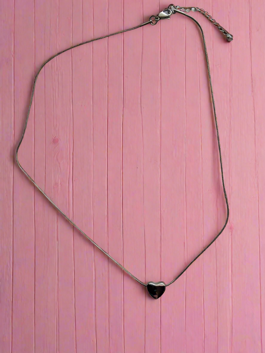 Silver Heart Necklace Style # 1220