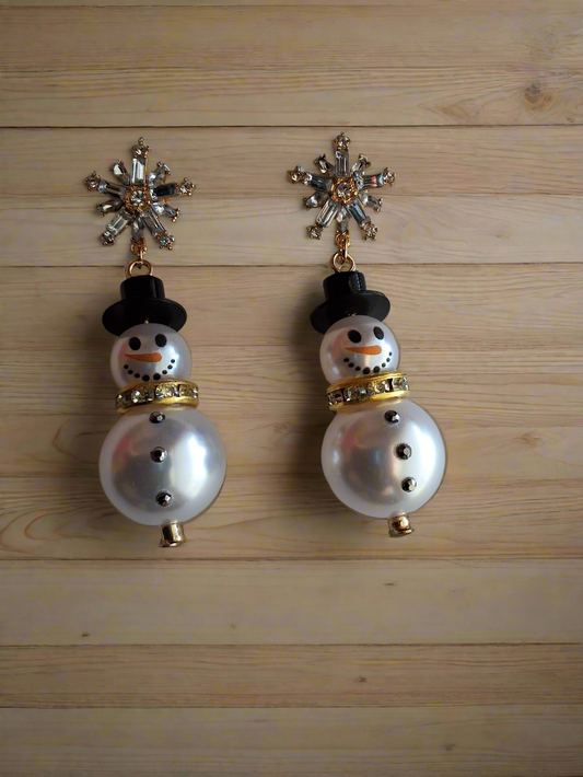 Snowman Earrings Style # 1146