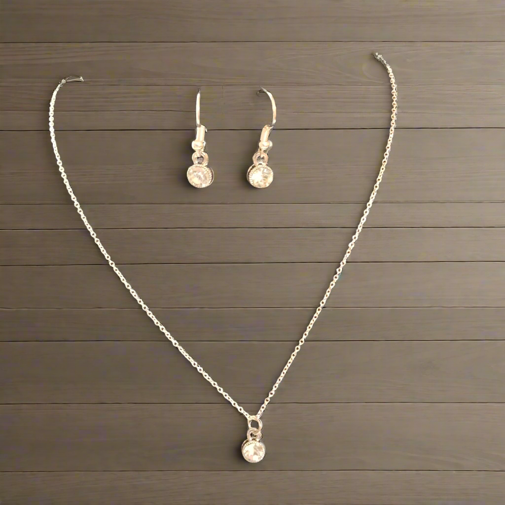 Charm Necklace and Earring Set Style # 792