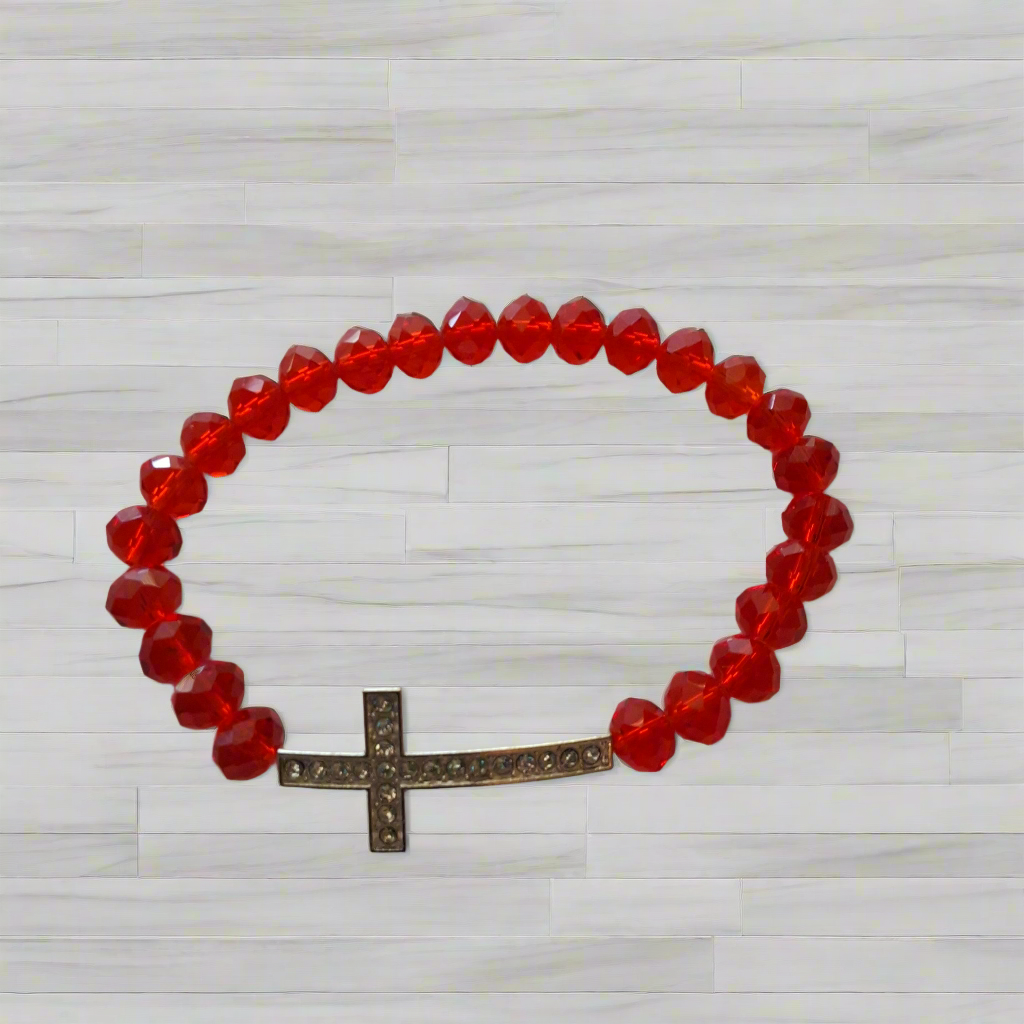 Red Cross Bracelet Style # 798