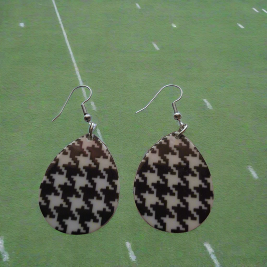 Houndstooth Earrings Style # 598