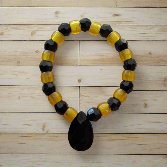 Kids Black and Yellow Bracelet Style # 37