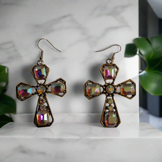 Cross Earrings Style # 595