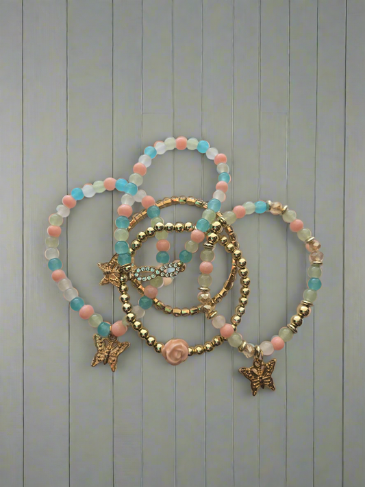 Multi-color Bracelet Set Style # 964