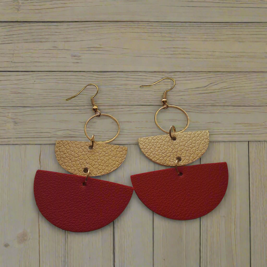 Red Earrings Style # 497