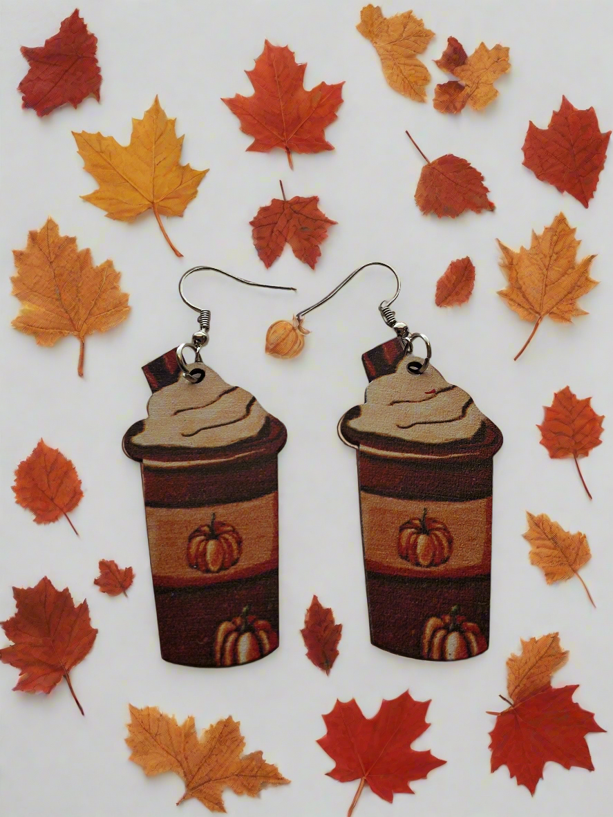 Fall Latte Earrings Style # 1074