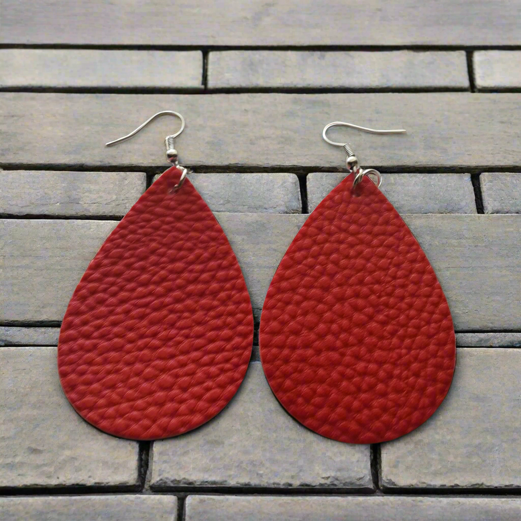 Red Earrings Style # 130