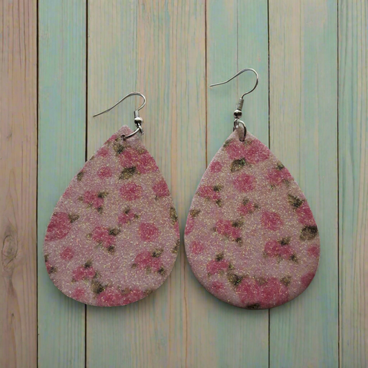 Pink Earrings Style # 552