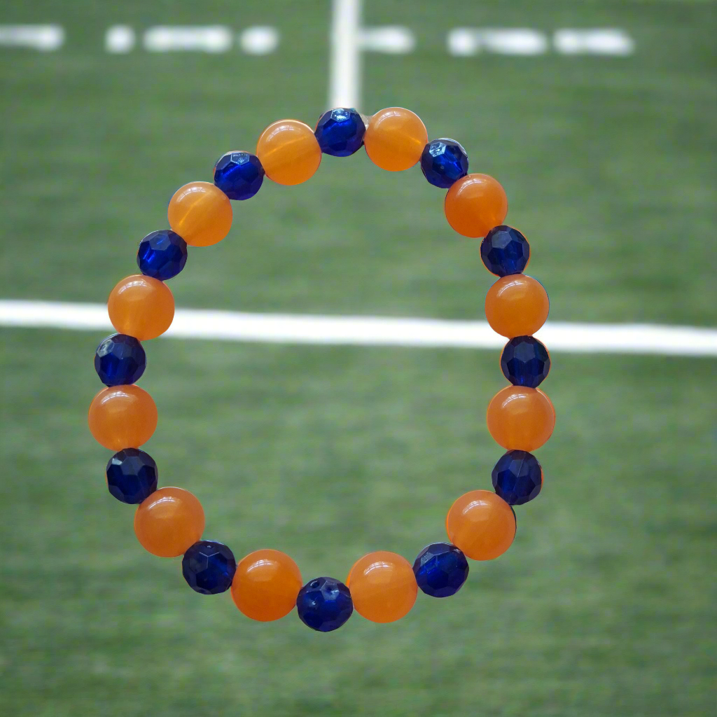 Blue and Orange Bracelet Style # 17