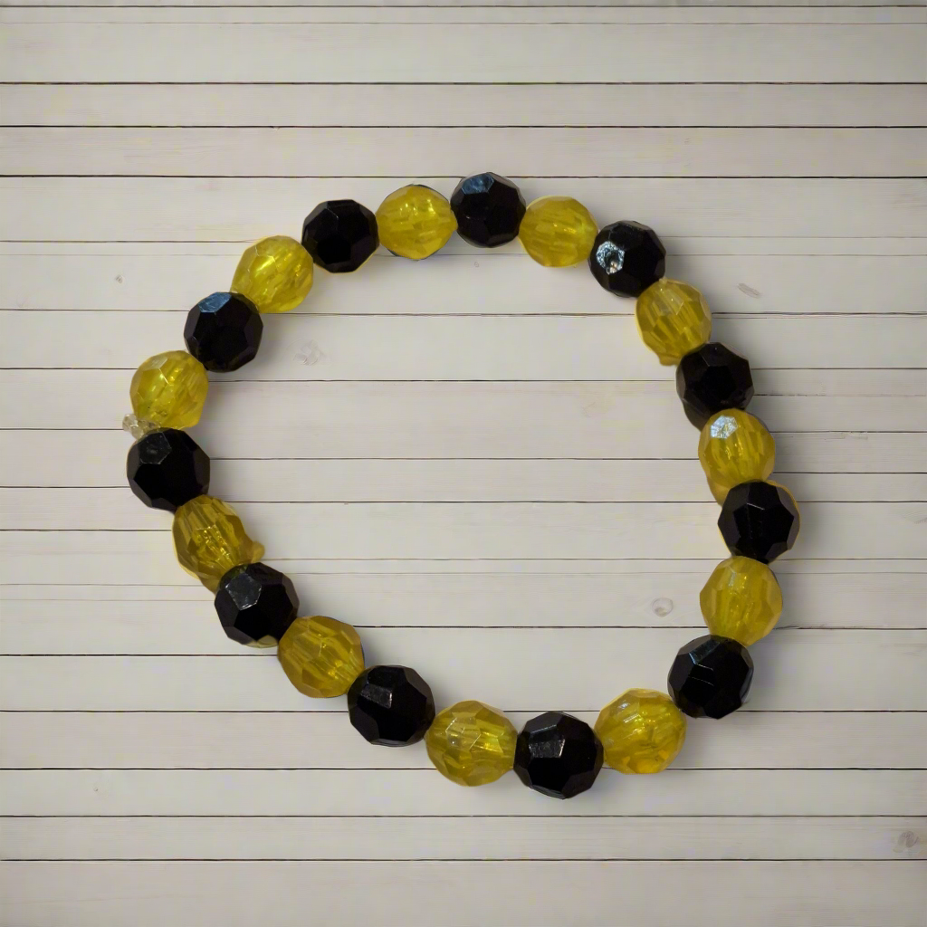 Kids Black and Yellow Bracelet Style # 91