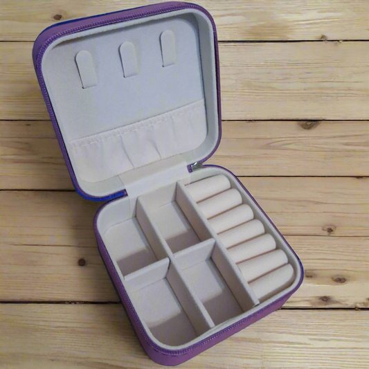 Purple Travel Jewelry Box Style # 773