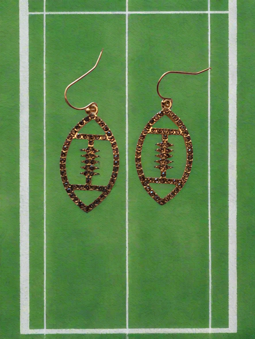 Football Earrings Style # 1152