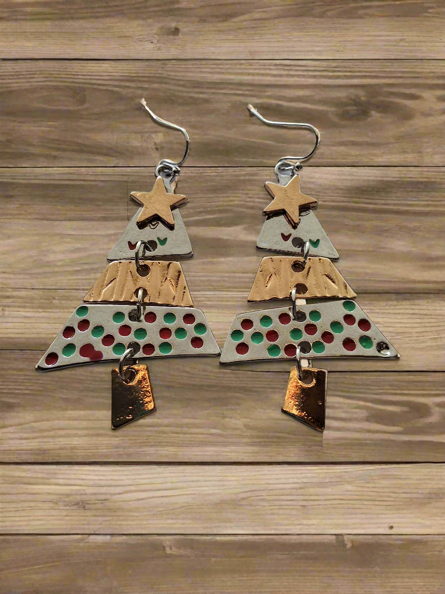 Christmas Tree Earrings Style # 1068