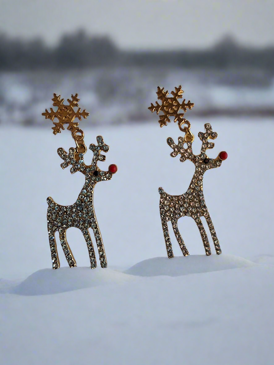 Reindeer Earrings Style # 1153