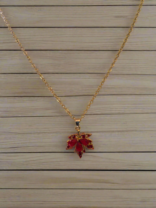 Fall Leaf Necklace Style # 1167