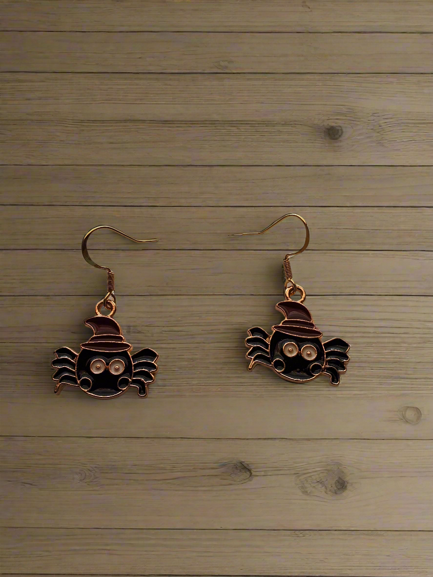 Halloween spider Earrings Style # 1112