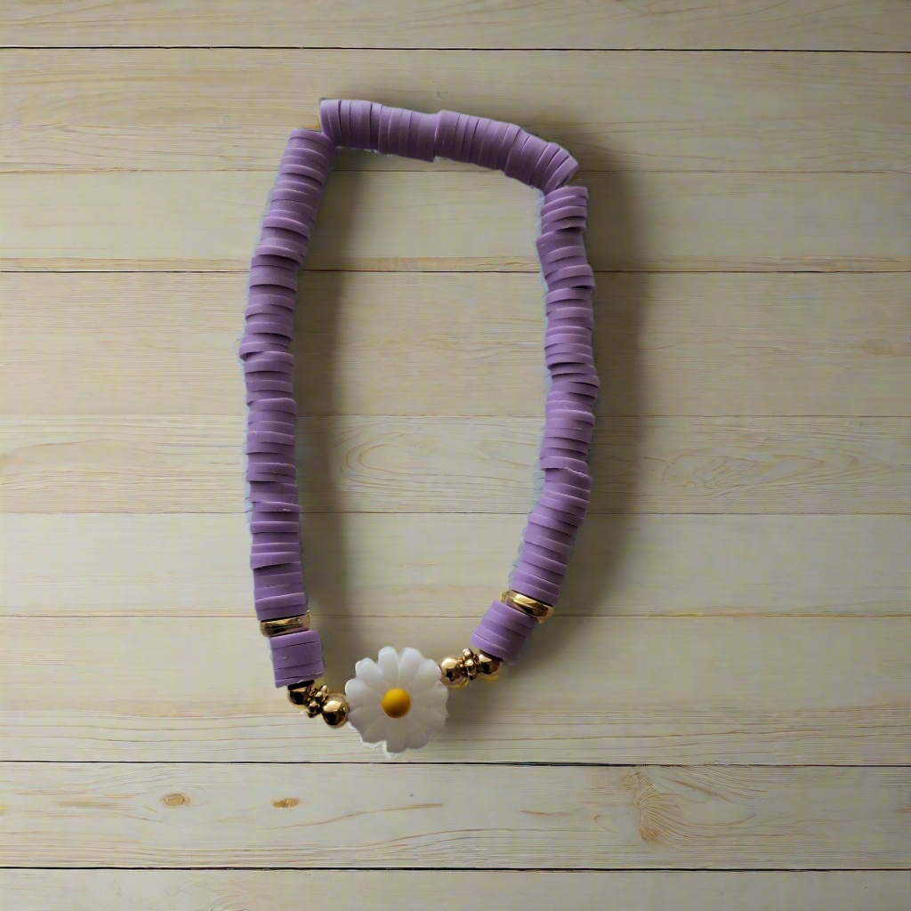 Daisy Purple Bracelet Style 1024