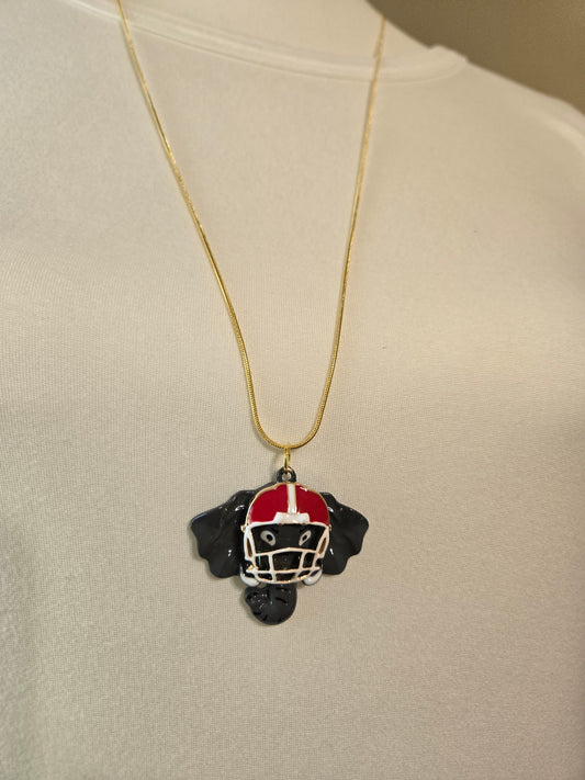 Elephant with Football Helmet Necklace Style # 1331
