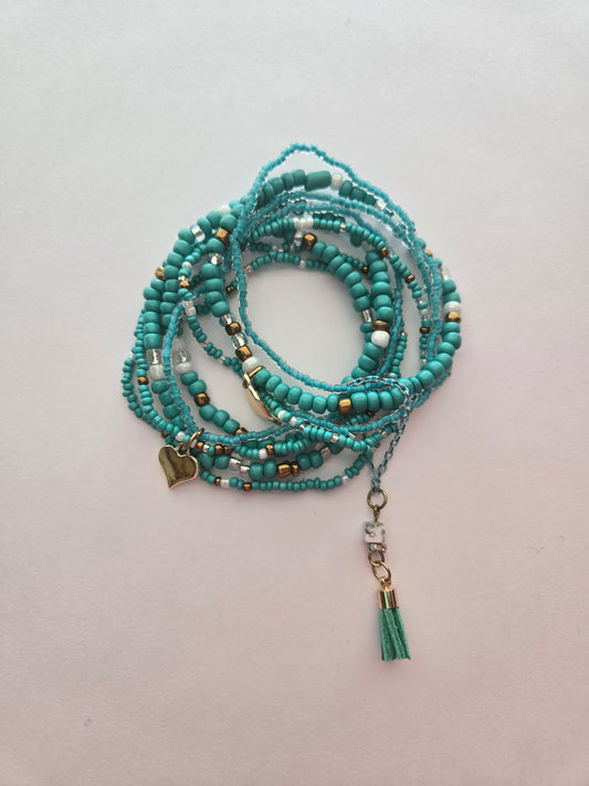 Teal Bracelet Set Style # 1064