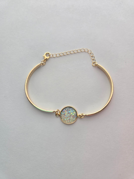 White Stone Bracelet Style # 641